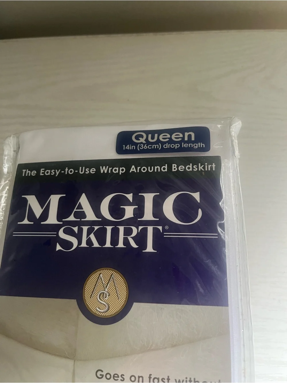 Tailored Wrap-Around Bedskirt - White (Queen)
